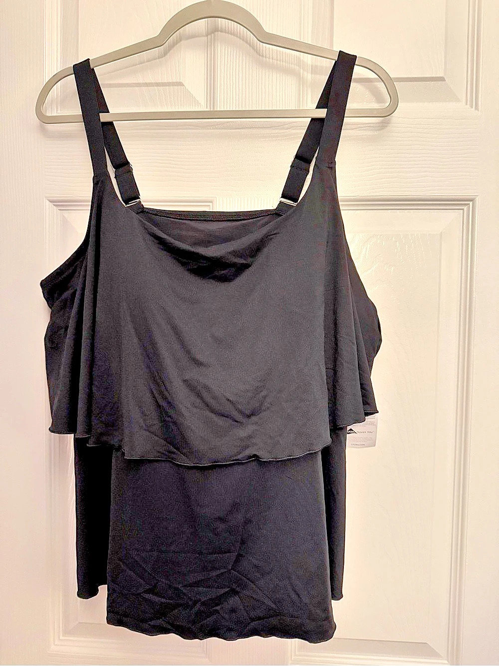 Lands' End NWT Black Swimsuit Top Size 20W-22W